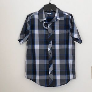 Tony Hawk Button Shirt Boys Size Large